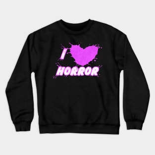 I Heart Horror Splatter pastel goth kawaii Crewneck Sweatshirt